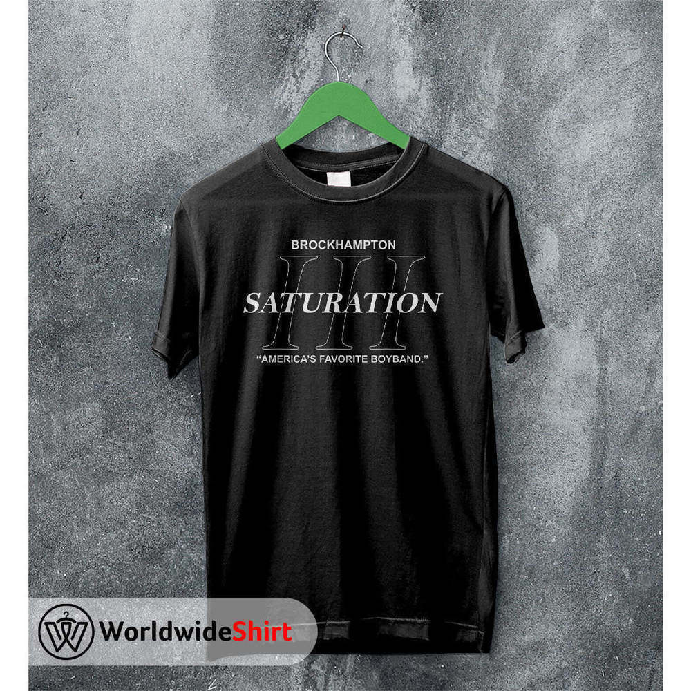 Brockhampton Saturation III Hip Hop Rap Music Graphic Fan Art T-Shirt